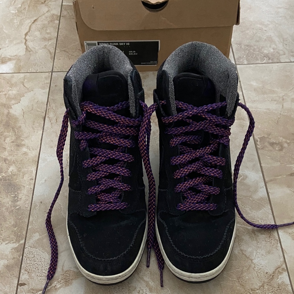 Black Nike Dunk Sky Hi